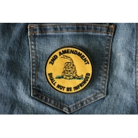2nd Amendment Shall Not Be Infringed Round Patch