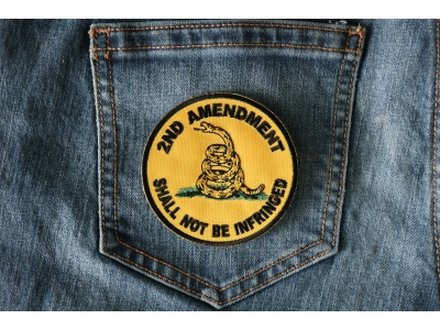 2nd Amendment Shall Not Be Infringed Round Patch