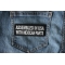 Assembled in USA with Mexican Parts Patch Assembled in USA with Mexican Parts Patch shown on jeans