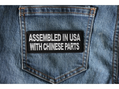 Assembled in USA with Chinese Parts Patch