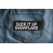 Suck it Up Snowflake Patch Suck it Up Snowflake Funny Iron on Patch shown on jeans