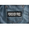 Forever Free Patch Forever Free Patch shown on jeans