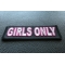 Girls Only Patch Girls Only Patch diagonal view
