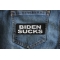 Biden Sucks Patch Biden Sucks Patch shown on jeans