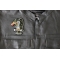 Vulture Patch Smoking a Cigar Vulture Patch Smoking a Cigar - 3x4 inch - Embroidered Iron on Patch shown on leather vest