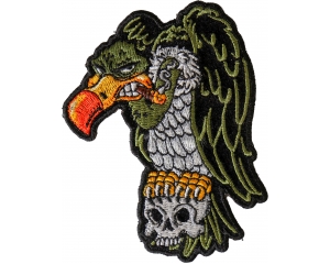 Vulture On Skull Patch