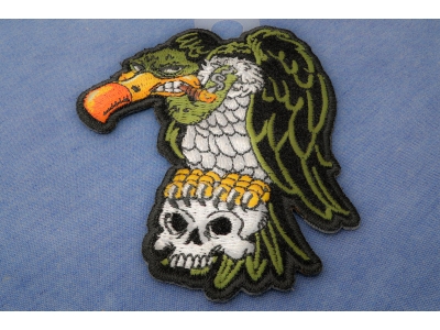 Vulture On Skull Patch