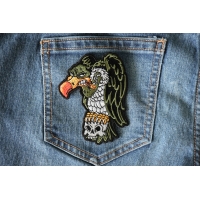 Vulture On Skull Patch Vulture On Skull Patch