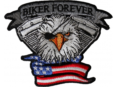 Biker Forever Eagle Eye Patch