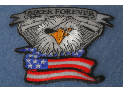 Biker Forever Eagle Eye Patch