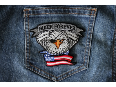 Biker Forever Eagle Eye Patch