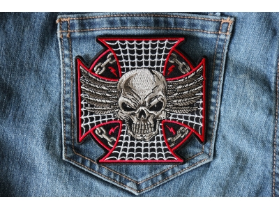 Maltese Skull Patch