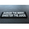 Darker the Berry Sweeter The Juice Patch Darker the Berry Sweeter The Juice Funny Iron on Patch diagonal view
