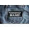 Riverbottom Nightmare Band Patch Riverbottom Nightmare Band Funny Iron on Patch shown on jeans