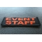 Even Staff Patch Orange Event Staff Patch Orange diagonal view
