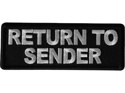 Return To Sender Patch