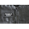 Return To Sender Patch, Funny Saying Patches shown on leather vest