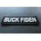 Buck Fiden Patch Buck Fiden Funny Iron on Patch diagonal view