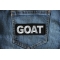 Goat Patch Goat Patch shown on jeans