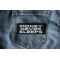 Money Never Sleeps Patch Money Never Sleeps Patch shown on jeans