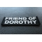 Friend of Dorothy Patch Friend of Dorothy Funny Iron on Patch diagonal view