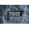 Sometimes Violence is the Way Patch Sometimes Violence is the Way Patch shown on jeans