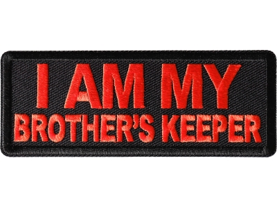 I am My Brother's Keeper Orange Patch