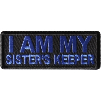 I am My Sister's Keep Patch Blue