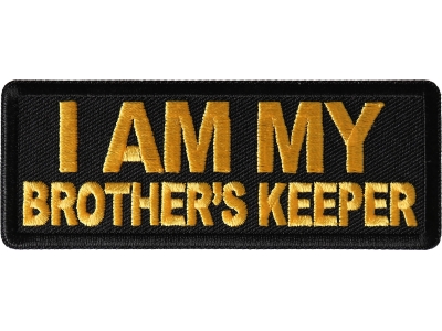 I am My Brother's Keep Patch Yellow