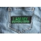 I am My Brother's Keep Patch green I am My Brother's Keeper Patch green shown on jeans