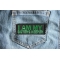 I am My Sister's Keep Patch Green I am My Sister's Keep Patch Green shown on jeans