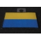 Ukraine Flag Patch Ukraine Flag Patch diagonal view
