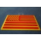 US Flag Patch Red Yellow Marine Colors US Flag Patch Red Yellow Marine Colors diagonal view
