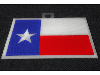 Texas Flag Iron on Patch Medium