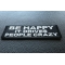 Be Happy it Drives People Crazy Patch diagonal view