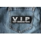 VIP Very Immense Penis Patch shown on jeans