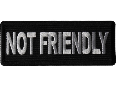 Not Friendly Patch