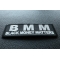 BMM Black Money Matters Patch BMM Black Money Matters Patch diagonal view