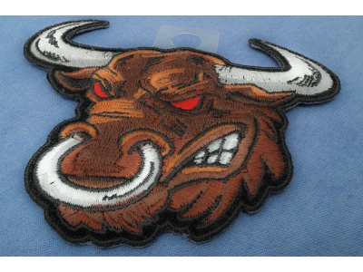 Angry Bull Iron on Patch