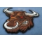 Angry Bull Iron on Patch Angry Bull Iron on Patch diagonal view