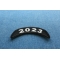 2023 Year Patch Upper Rocker White diagonal view