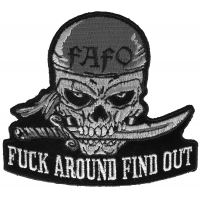 Fuck Around Find Out Skull Patch