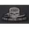 Fuck Around Find Out Skull Patch diagonal view