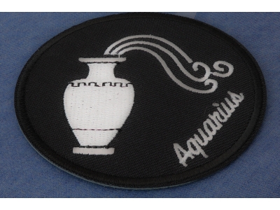 Aquarius zodiac sign Patch