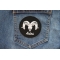 Aries Zodiac Patch shown on jeans
