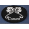 Gemini Zodiac Patch diagonal view