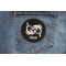 Pisces Zodiac Patch shown on jeans