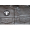Taurus Patch - Iron on - Embroidered shown on leather vest