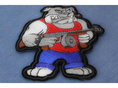 Tommy Gun Bulldog Patch
