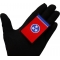 Tennessee State Flag Patch shown on hand for size comparison